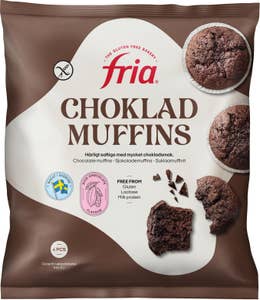 Fria Chokladmuffins Glutenfria Fryst 4-p
