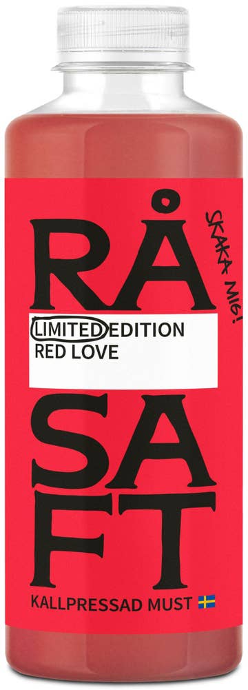 Råsaft Röd Kärlek Limited Edition