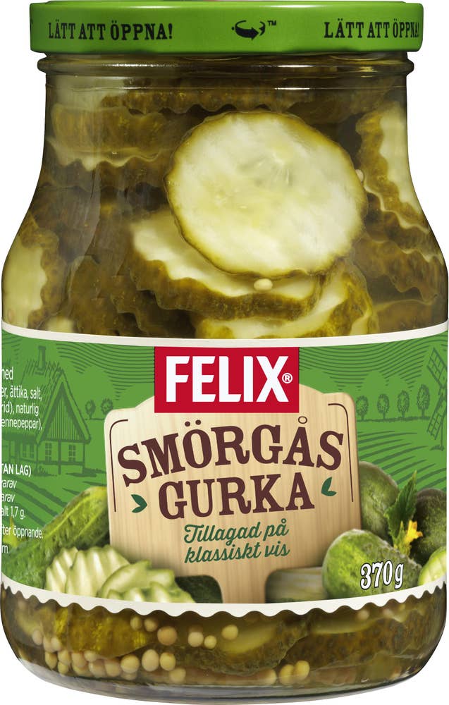 Felix Smörgåsgurka Skivad