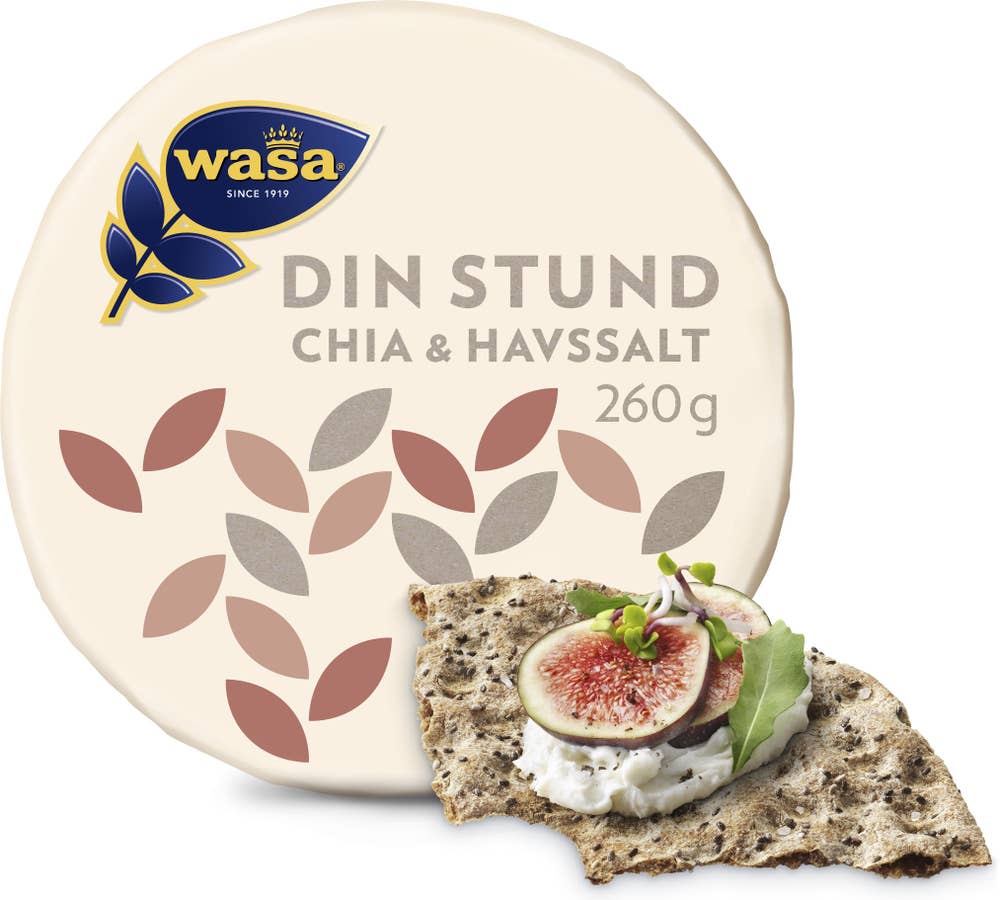 Wasa Knäckebröd Din Stund Chia & Havssalt