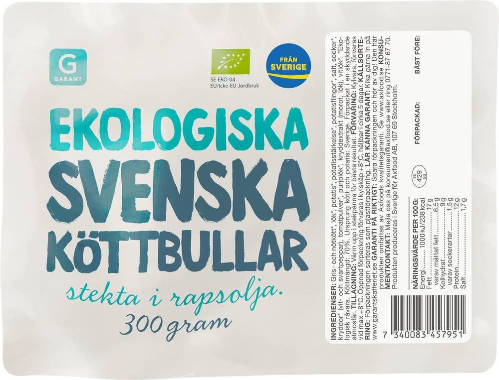Garant Eko Köttbullar EKO