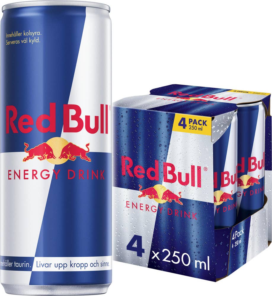 Red Bull Energidryck Original 4x250ml