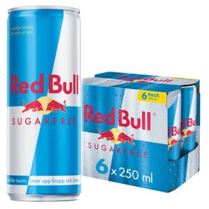 Red Bull Energidryck Sockerfri 6x250ml