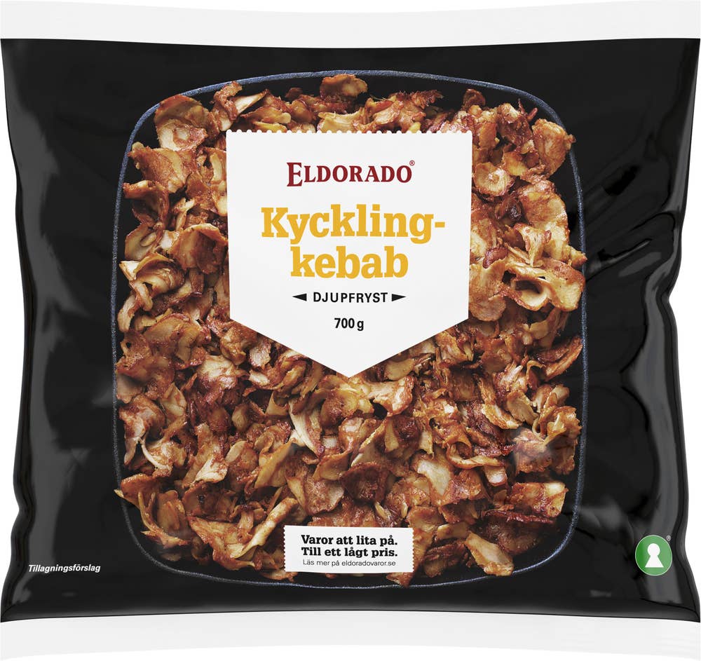 Eldorado Kycklingkebab Fryst