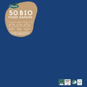 Duni Servett Mörkblå 3-lags 40x40cm