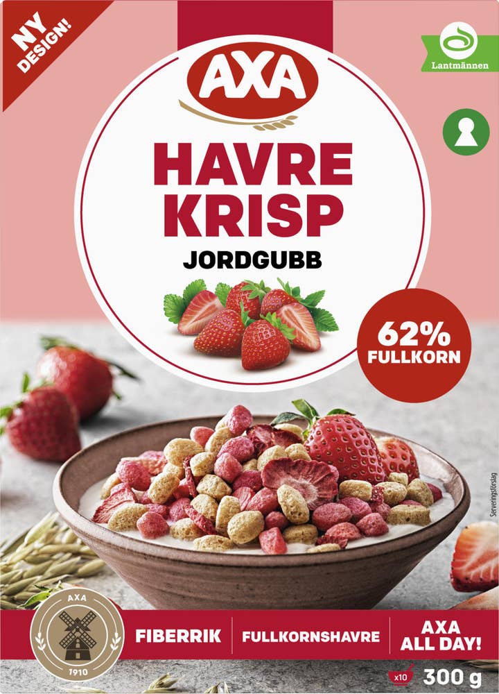 AXA Havre Krisp Jordgubb