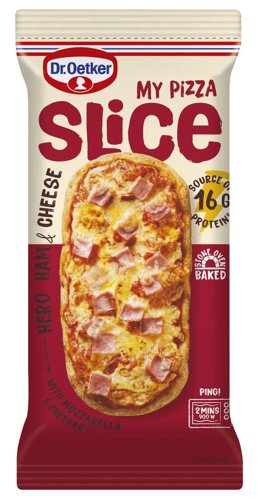 Dr. Oetker Pizza Slice Ham & Cheese Fryst
