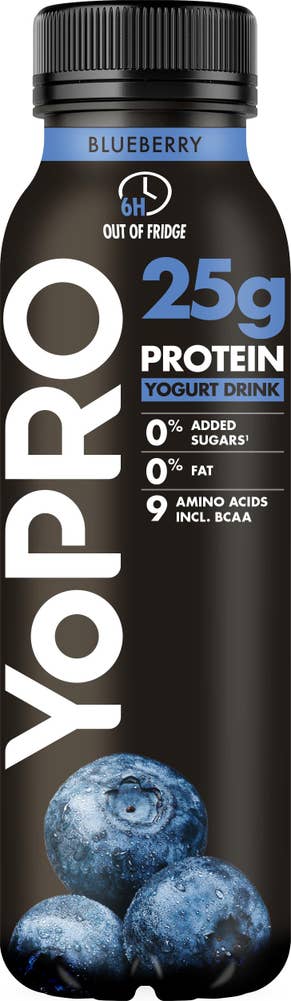 Danone YoPro Drickyoghurt Protein Blåbär Laktosfri Utan Tillsatt Socker