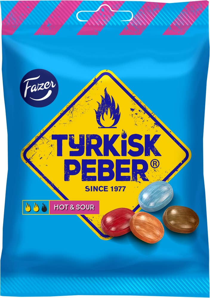 Fazer Turkisk Peppar Hot & Sour