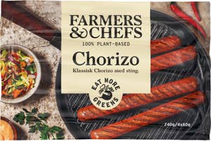 Farmers & Chefs Chorizo Plantbaserad Fryst