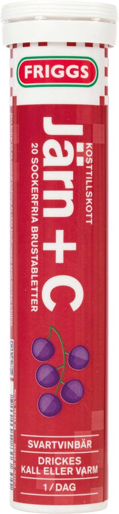 Friggs Brustablett Järn+C-Vitamin