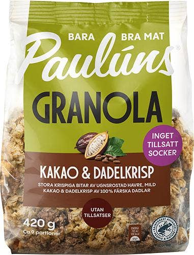 Paulúns Granola Kakao & Dadelkrisp