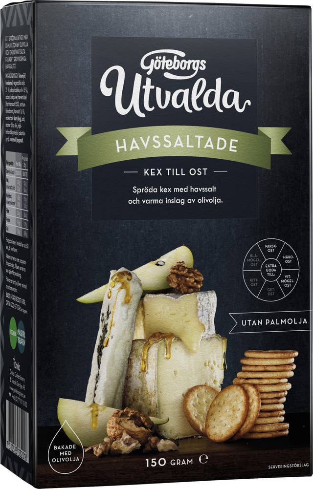 Göteborgs Utvalda Utvalda Havssaltade Kex Göteborgs Kex