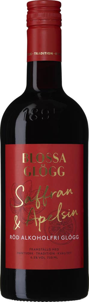 Blossa Glögg Saffran & Apelsin Alkoholfri 0,5%