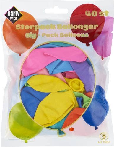 Party Pack Ballonger Runda