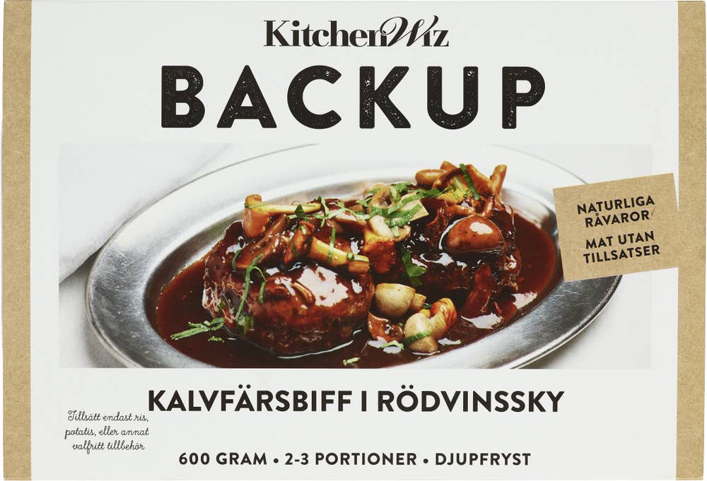 Backup Kalvfärsbiff i Rödvinssky 2-3 Port Fryst