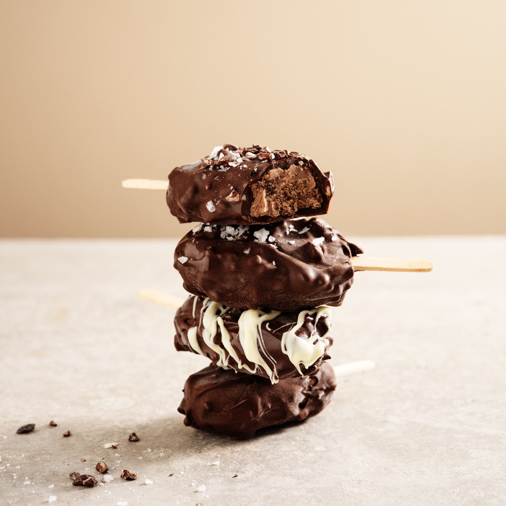 Hemgjord vegansk chokladglass