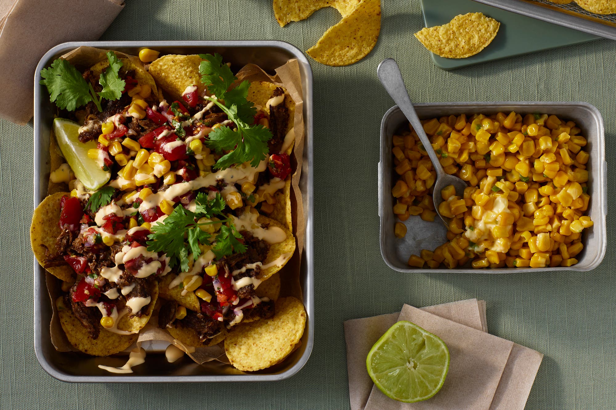 Nachotallrik med pico de gallo