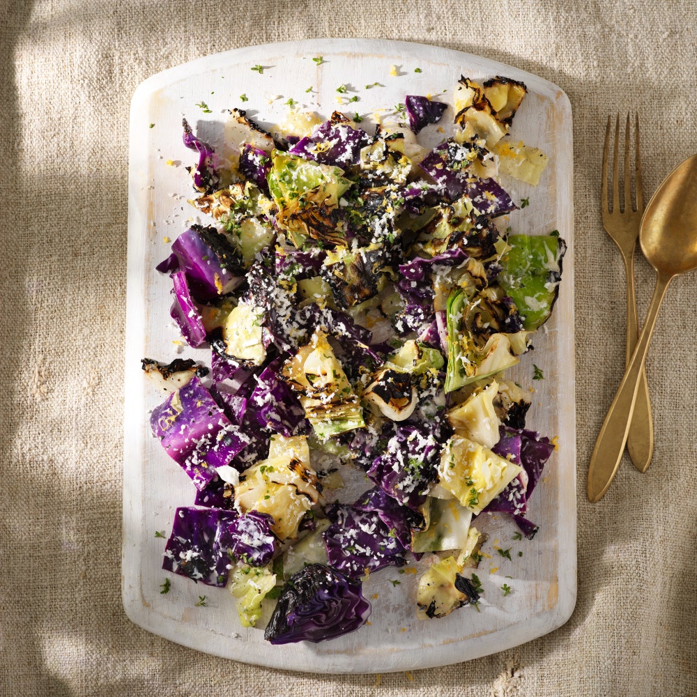 Grillad spetskålssallad