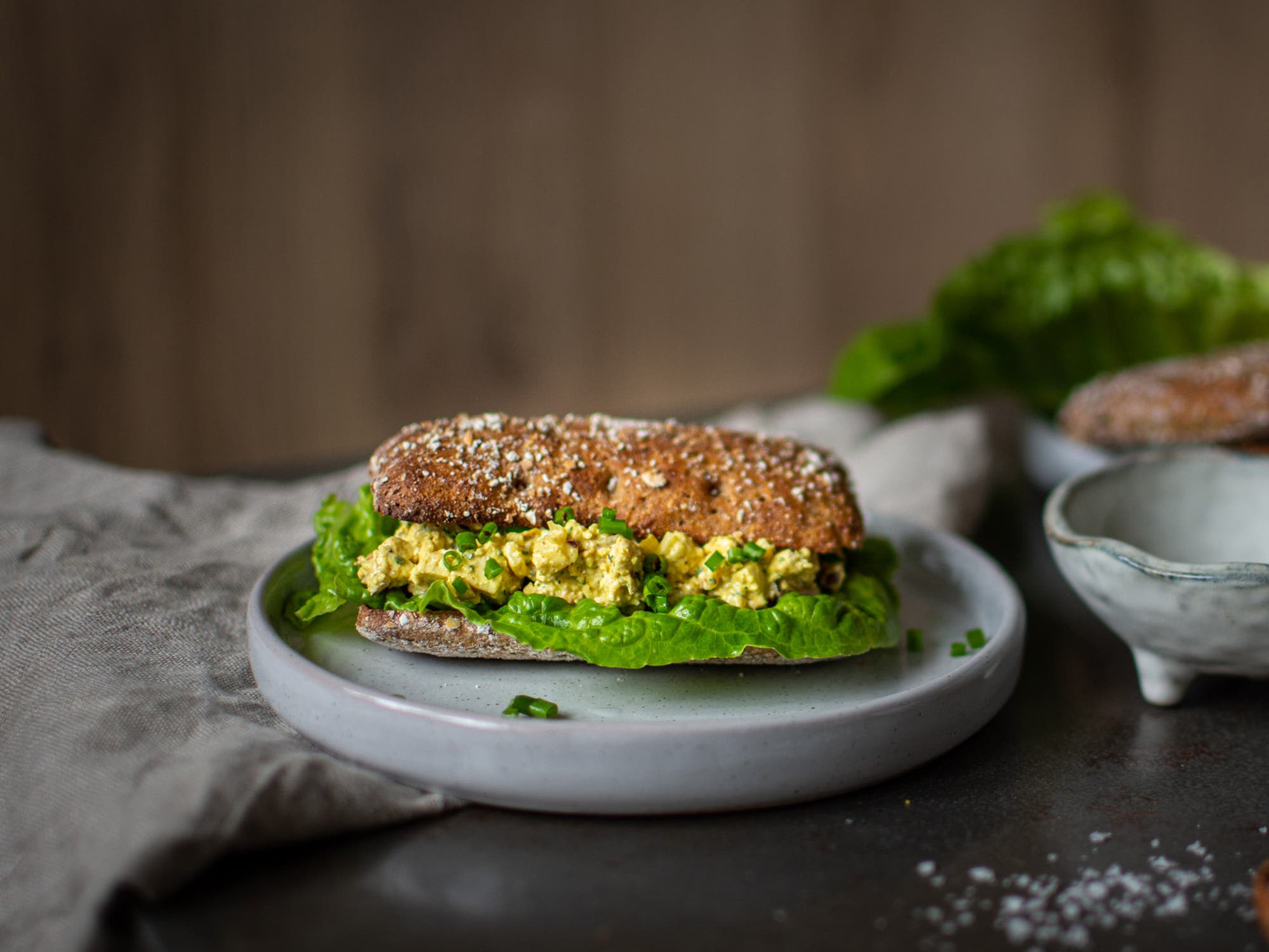 Rågbröd med curryröra