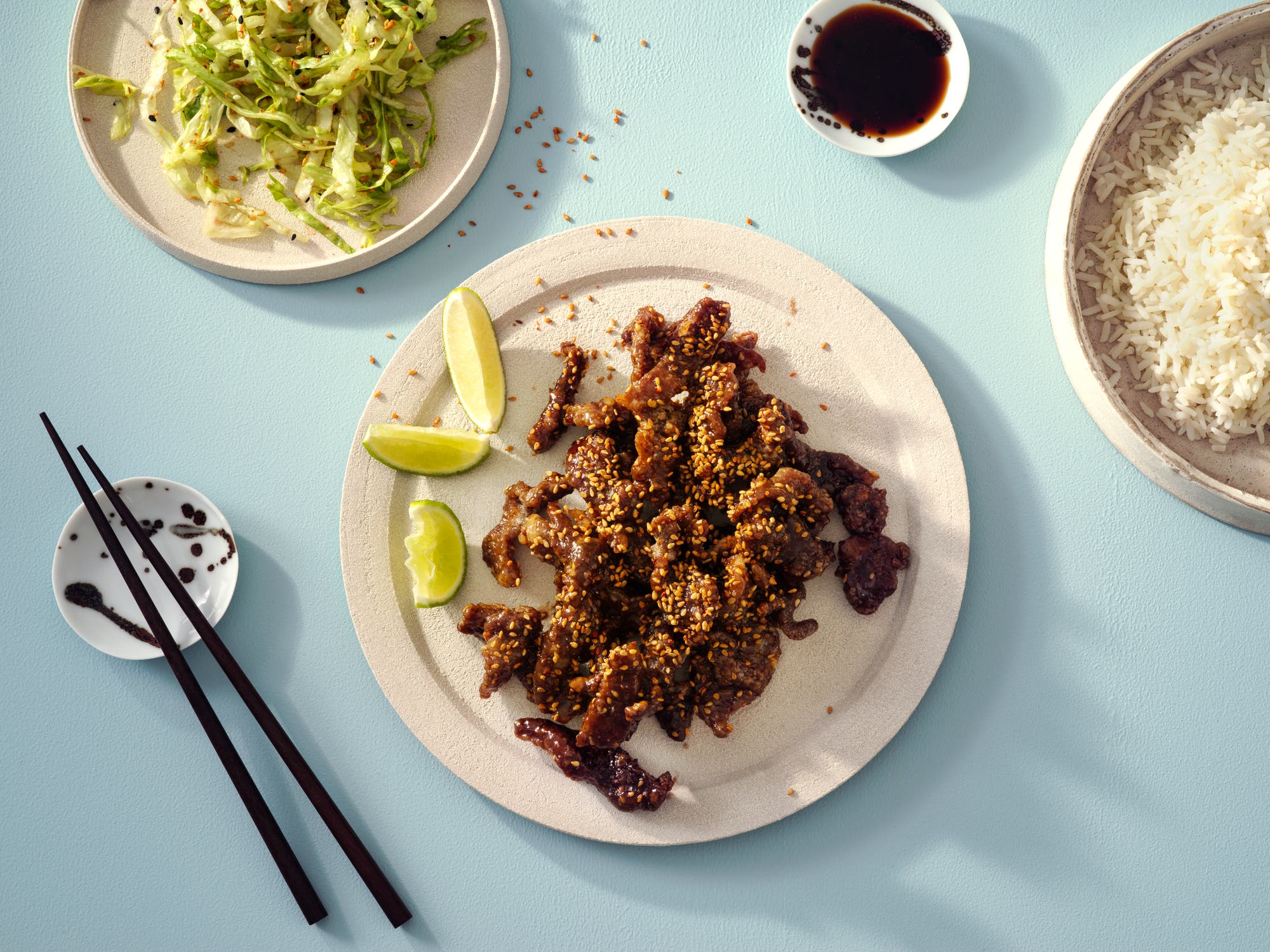 Krispigt fläsk i hoisinsås