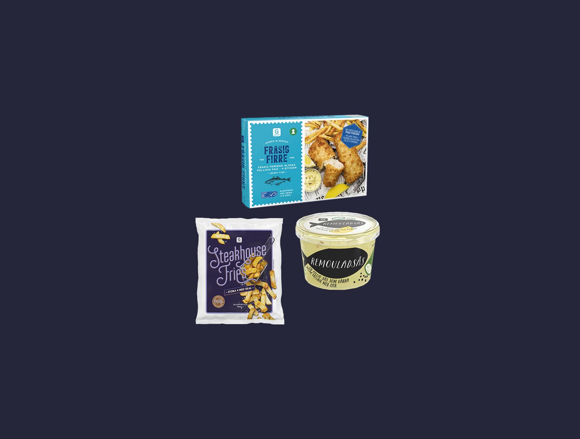 Färdigpreppat: Fish and chips