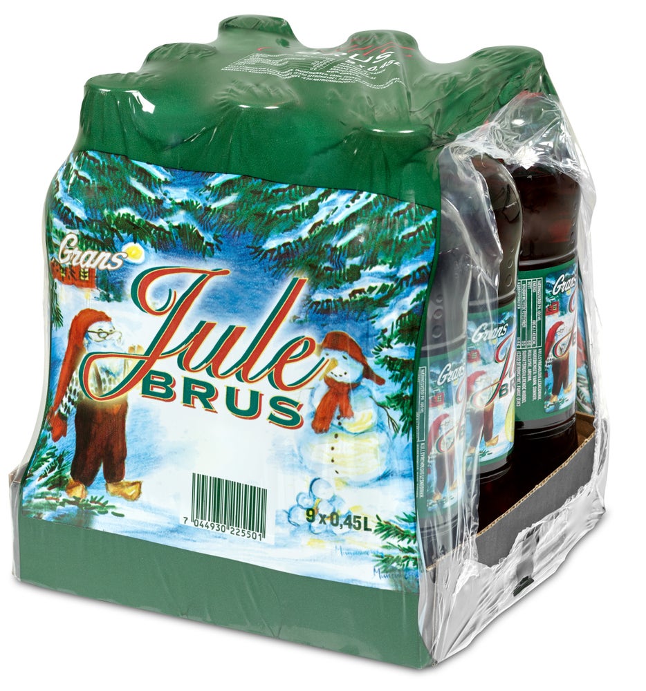 Grans Bryggeri Julebrus 9 x 0,45 l