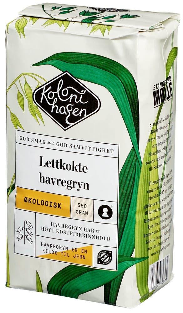 Kolonihagen Havregryn Lettkokte Økologisk