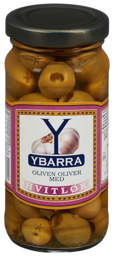 Ybarra Oliven Med Hvitløk