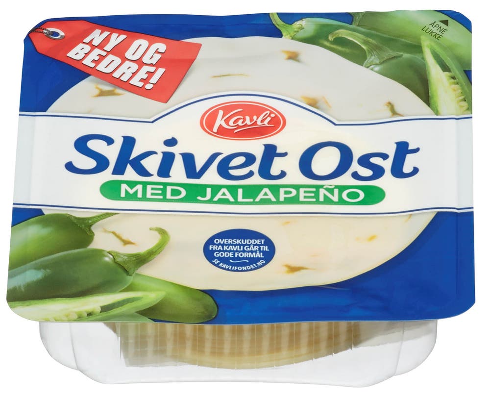 Kavli Ost Med Jalapeño Skivet