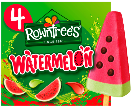 Rowntree's Ispinne Vannmelon 4 stk