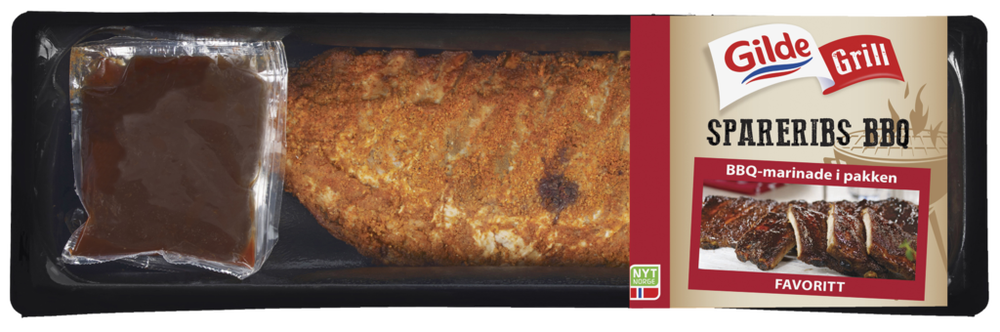 Gilde Spareribs Med BBQ Saus