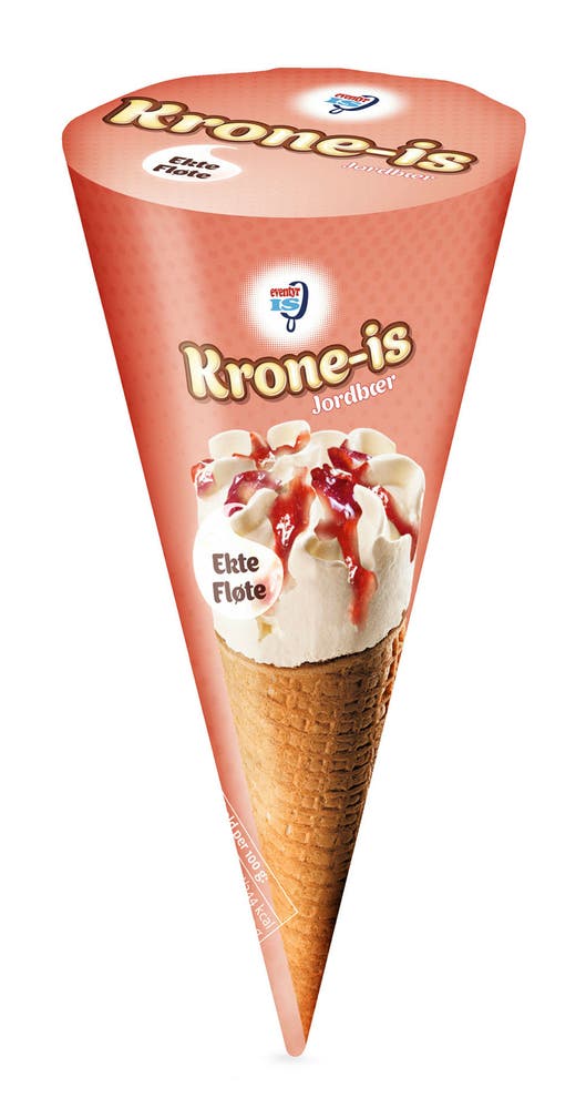 Eventyr Is Krone-Is Jordbær