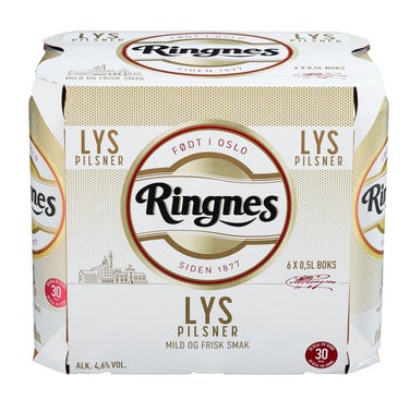 Ringnes Lys Pilsner 6 x 0,5l
