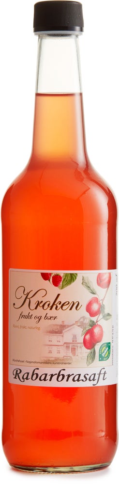 Kroken Frukt & Bær Økologisk Rabarbrasaft