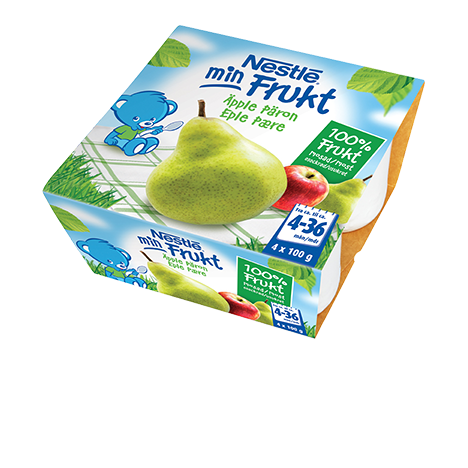 Nestlé Min frukt eple&pære 400g