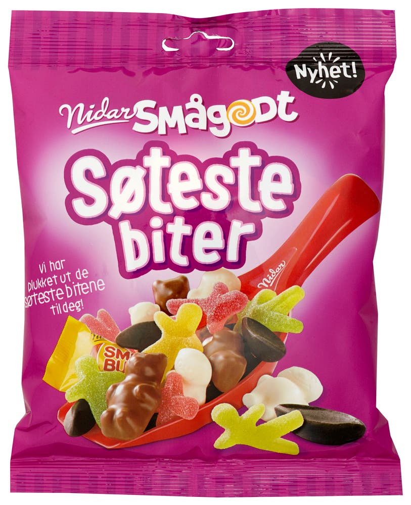 Nidar Smågodt Søteste Biter