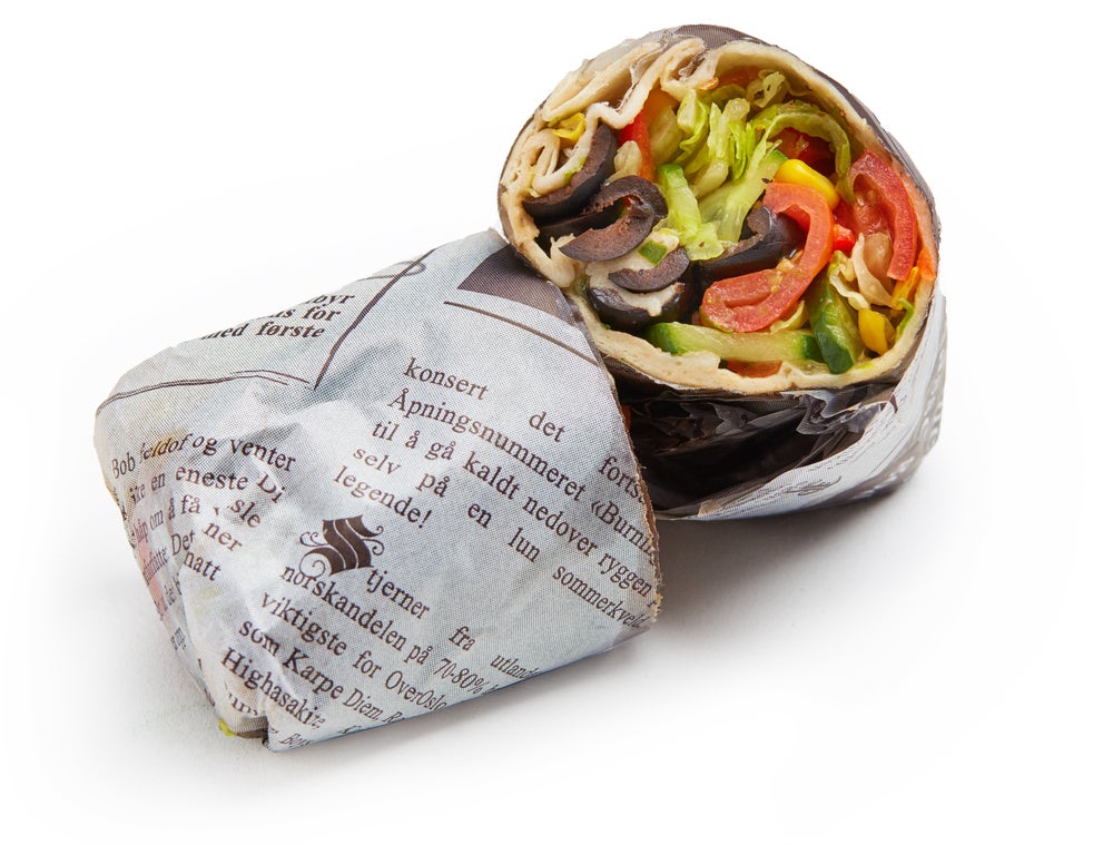 Strøm-Larsen Nysmurt Vegetar Wraps