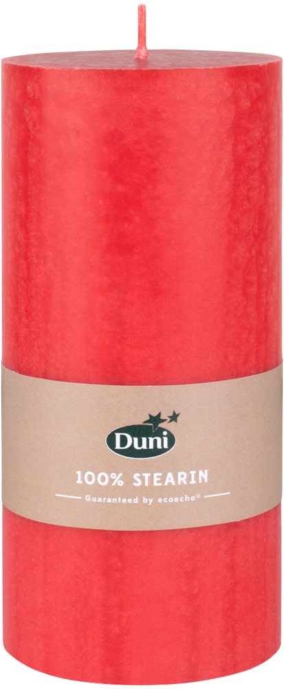 Duni Kubbelys Rød 15x7cm