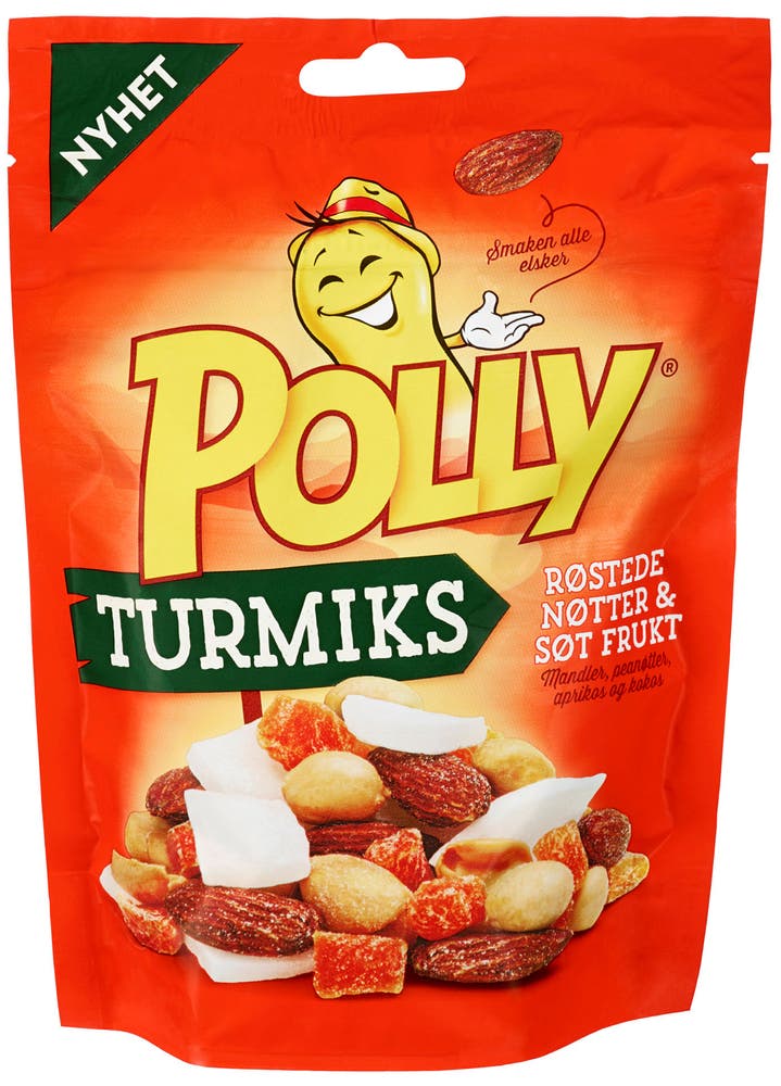 Polly Turmiks Røstede Nøtter og Søt Frukt