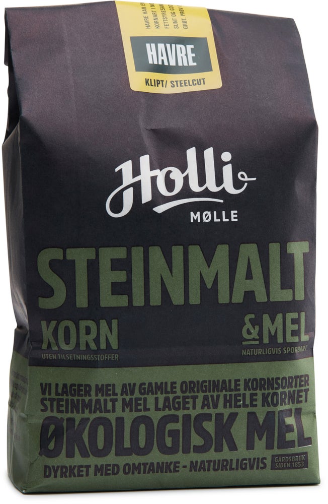 Holli Mølle Økologisk Havre Steelcut
