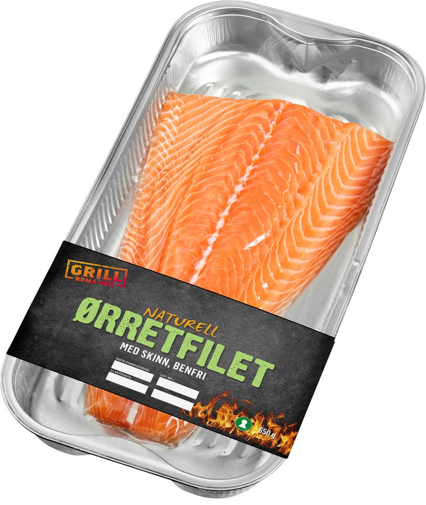 Ørretfilet 650g Rema 1000 Grill