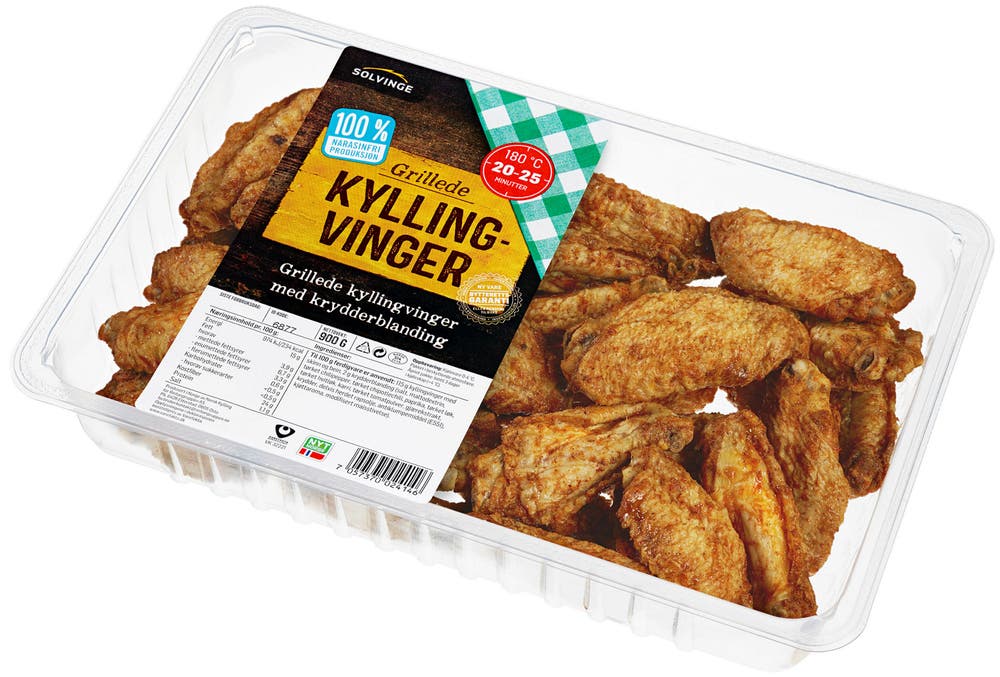 Solvinge Kyllingvinger Grillet