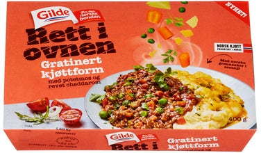 Gilde Gratinert Kjøttform