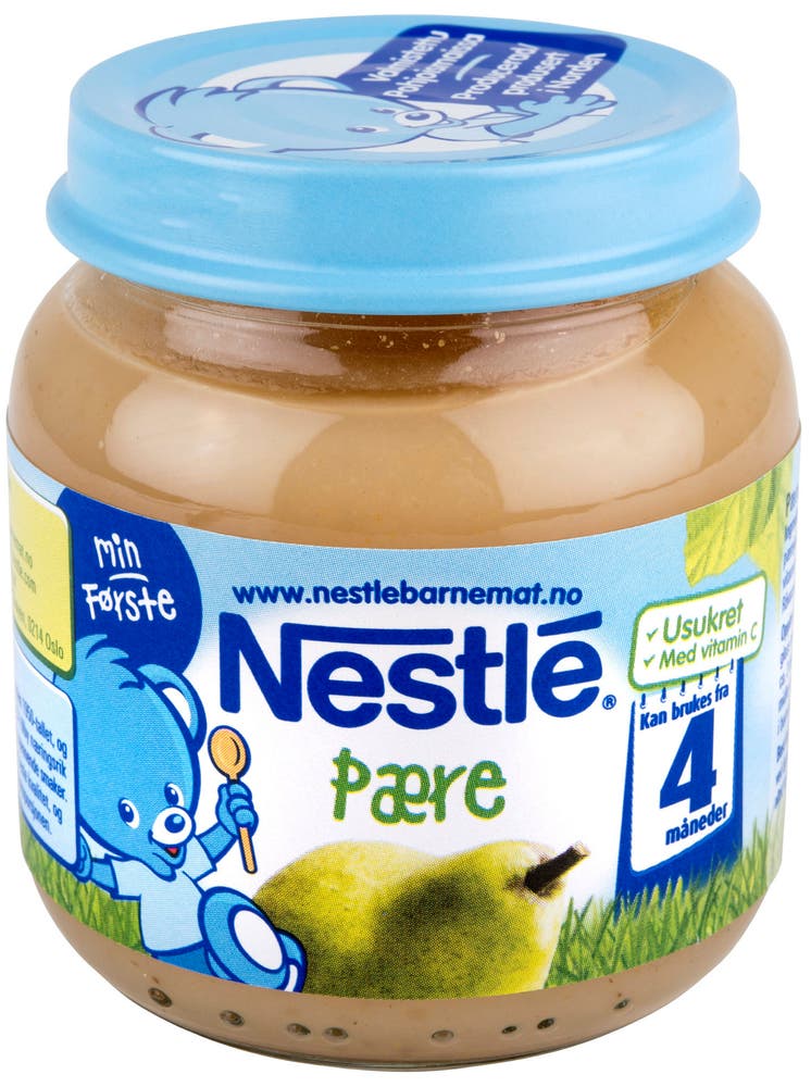 Nestlé Min Første Pærepuré Fra 4 mnd