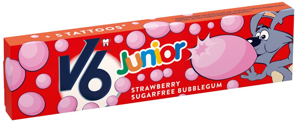 V6 Junior Bubblecious Strawberry
