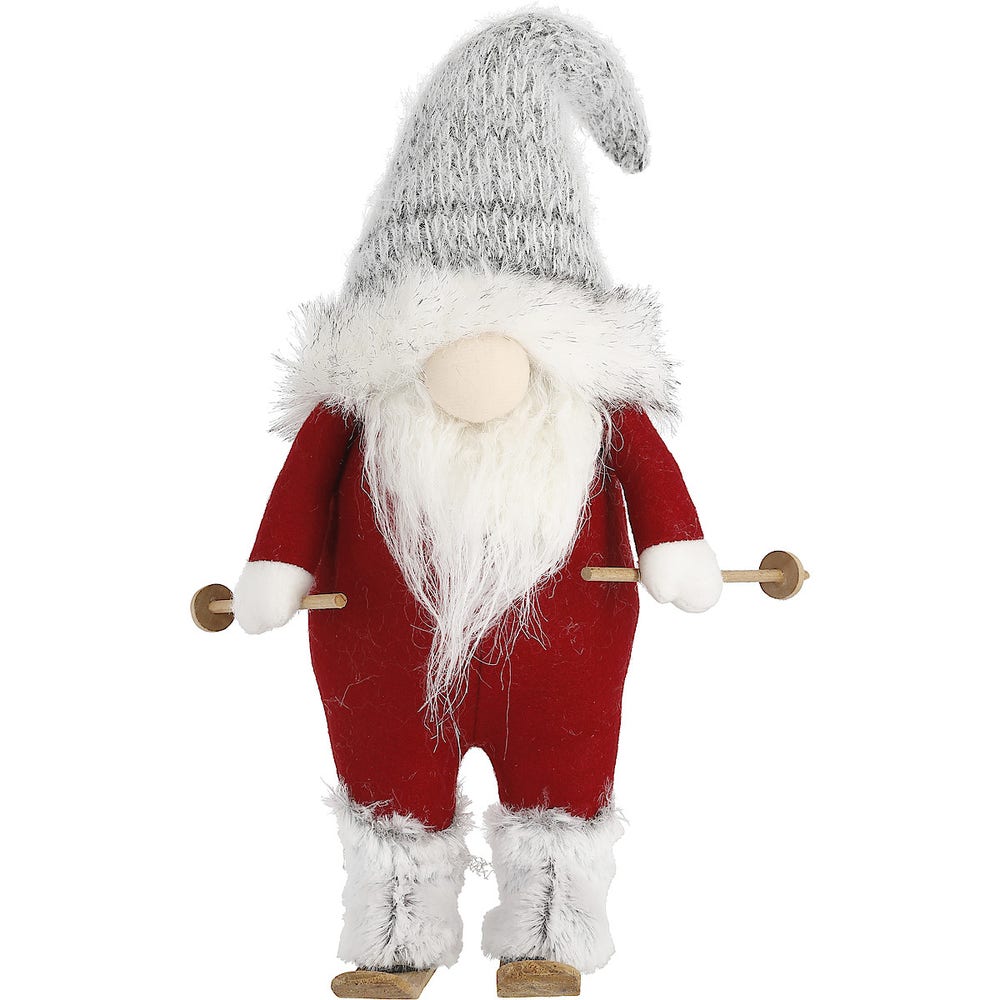 Clas Ohlson Nisse På Ski Rød