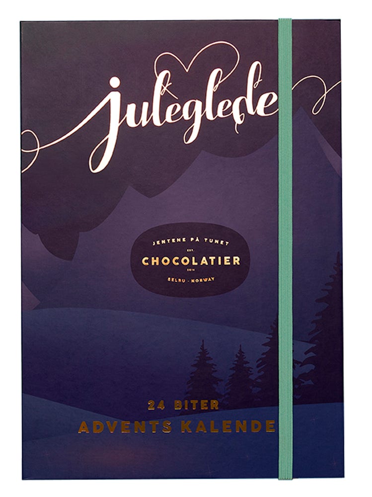 Jentene På Tunet Sjokolade Adventskalender 24 Biter