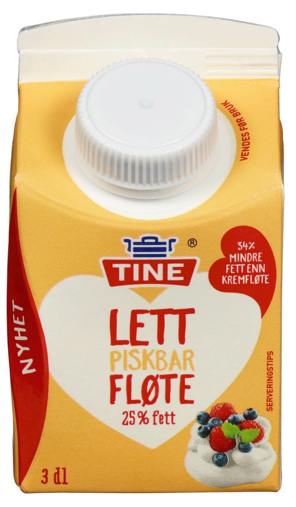 Tine Lett piskbar Fløte 25%
