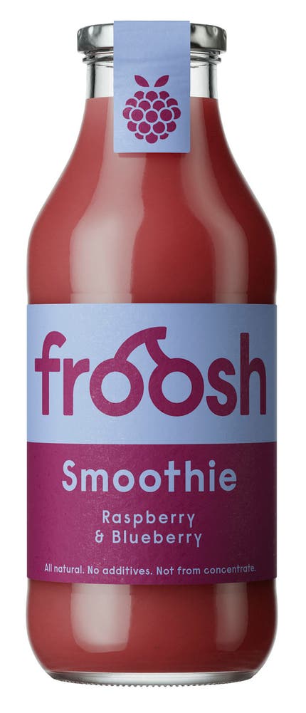 Froosh Smoothie Blåbær & Bringebær